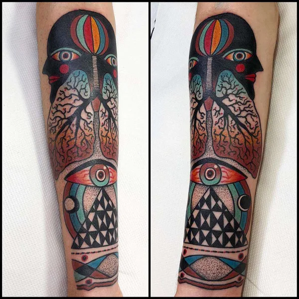 Author's Style tattoo by Mario Teide in London
