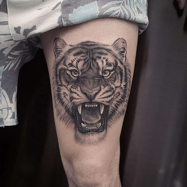 Author's Style tattoo by Lazer Liz in New York City