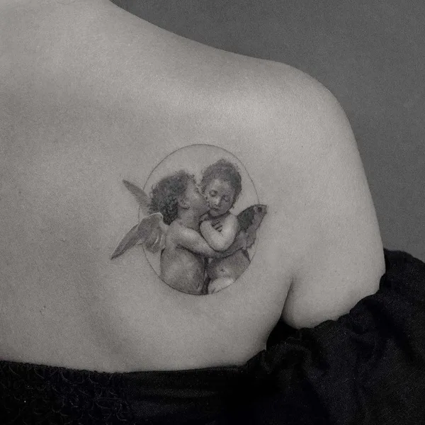 Dotwork tattoo by Cold Gray