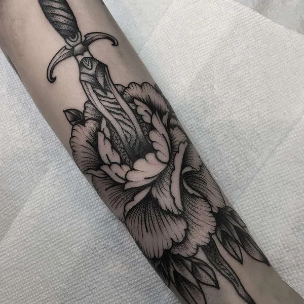 Dotwork tattoo by Henbo Henning