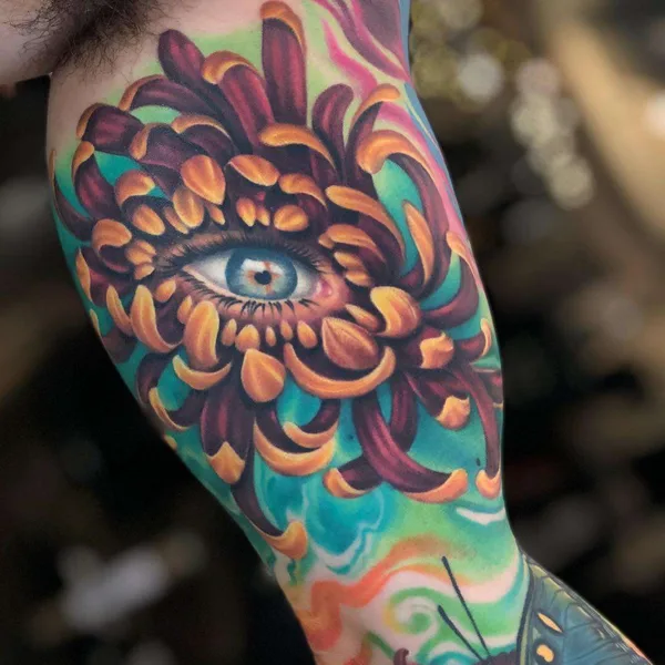 New School tattoo by Megan Massacre in Philadelphia
