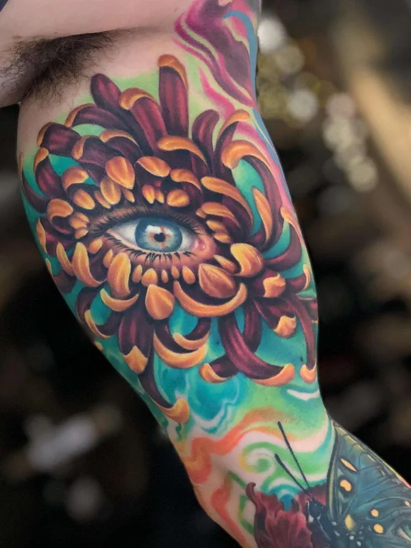 color realism татуировка на full sleeve #21860 | Тату мастер Megan Massacre