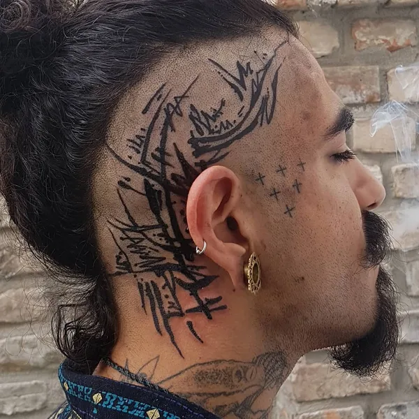 Author's Style tattoo by Yonah Krank in Gent