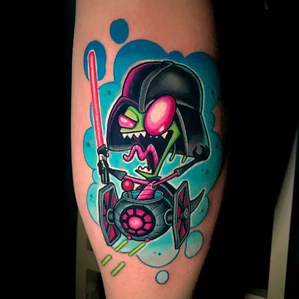 Авторская tattoo by Jon Leighton