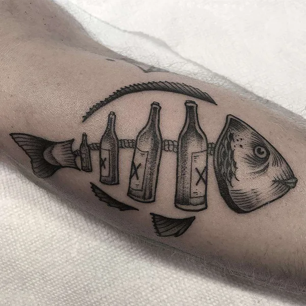 Dotwork tattoo by Henbo Henning