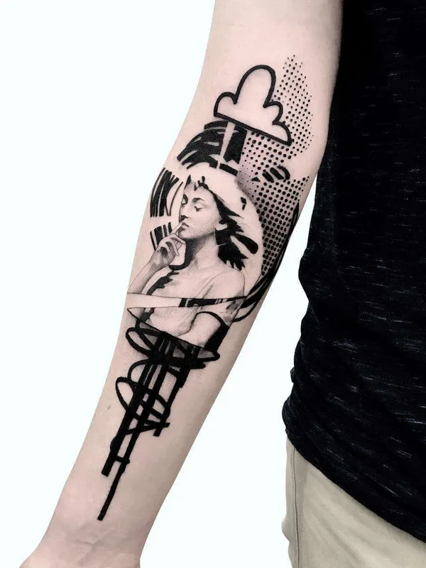 black blackwork Tatuagem em forearm #21750 | Tatuador Caio Miguel