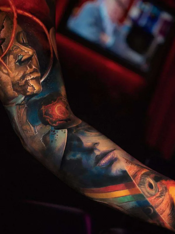 Author's Style tattoo by Yomico Moreno in New York City