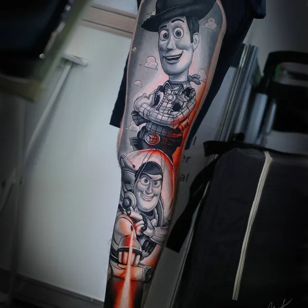 Авторская tattoo by Michael Cloutier in Québec