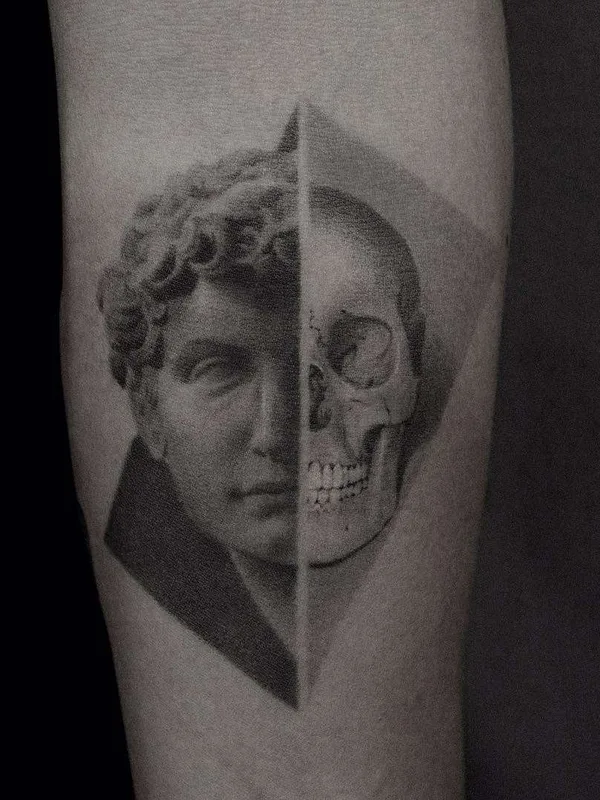 black and grey realism татуировка на forearm #22674 | Тату мастер Cold Gray