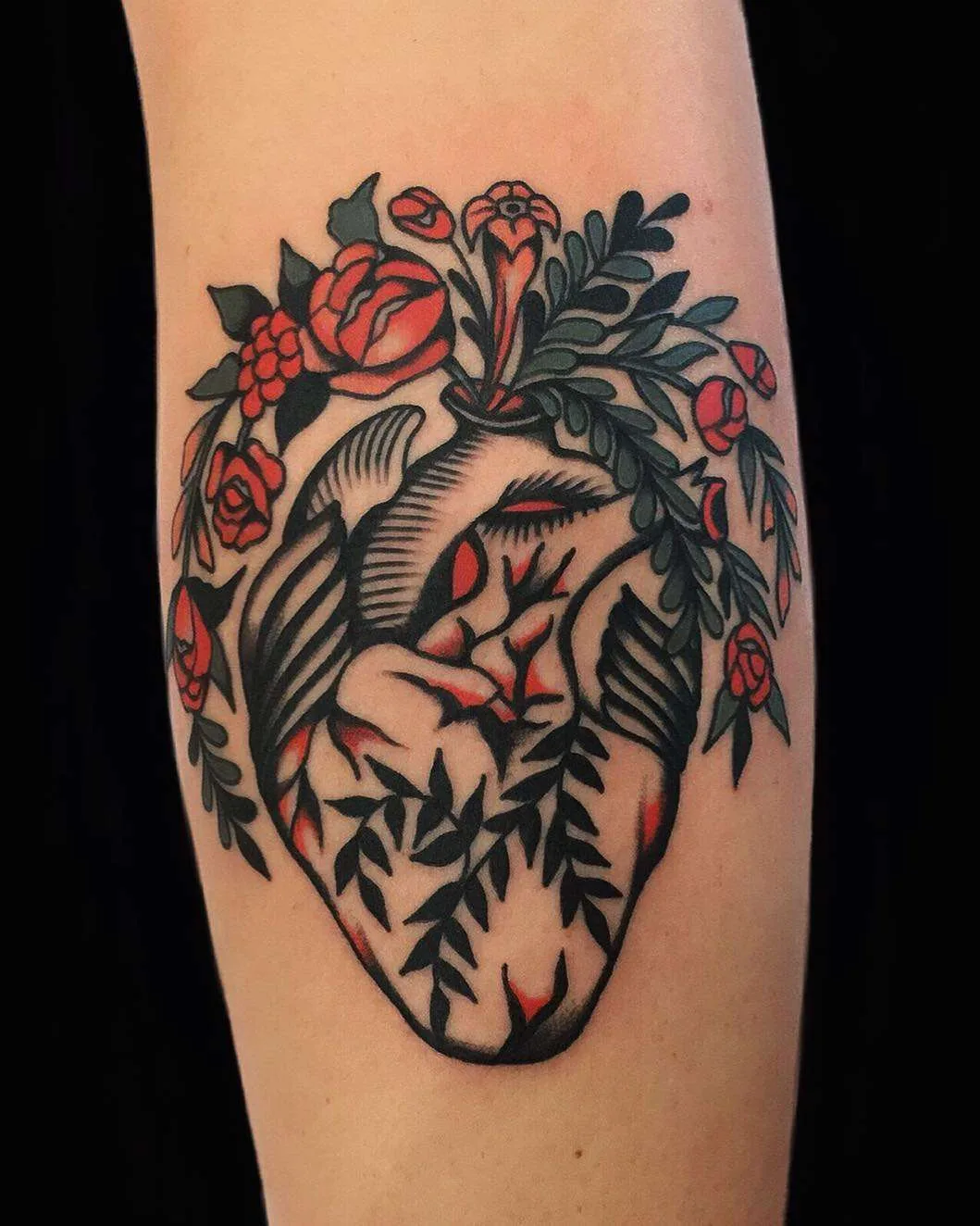 Tattoo artist Chingy Fringe, color old school , traditional tattoo | Australia