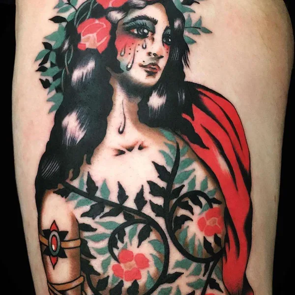 Old School tattoo by Chingy Fringe