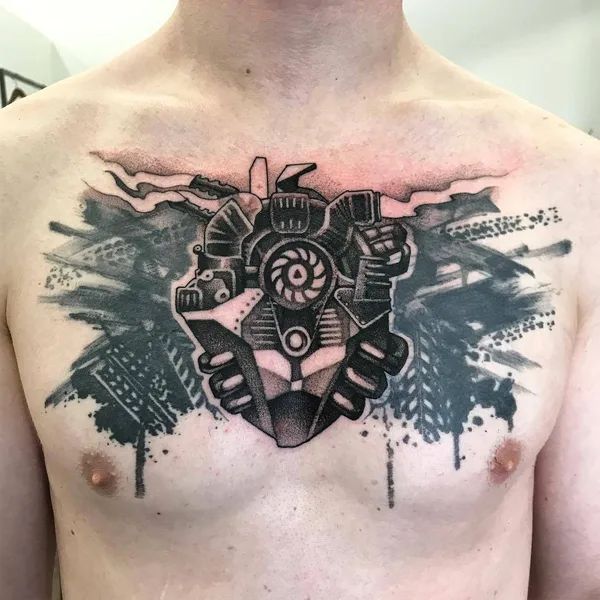 Author's Style tattoo by Dima Inmirrioi in Moscow