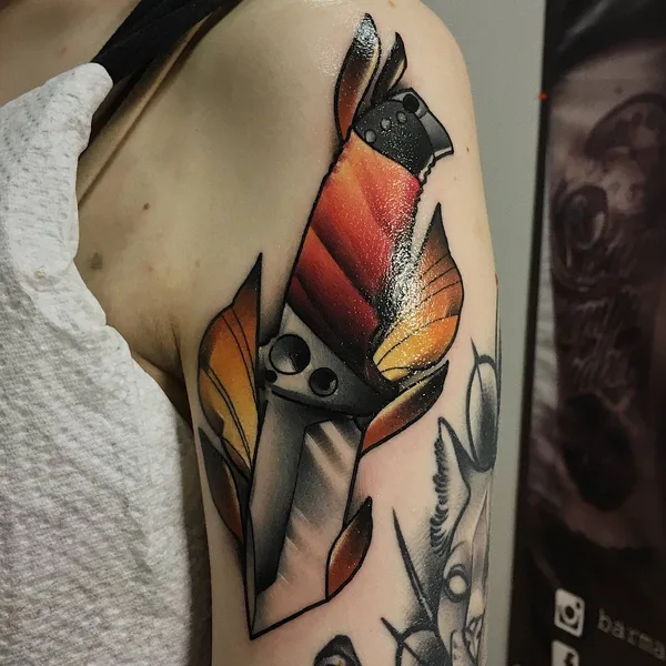 Нео традиционная tattoo by Александр Акулов in Helsinki
