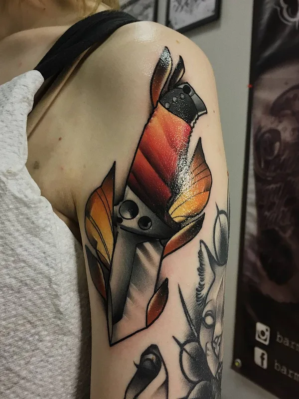 Нео традиционная tattoo by Александр Акулов in Helsinki