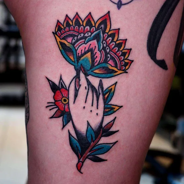 Traditional tattoo by Electric Martina