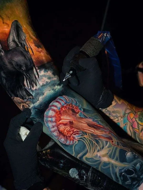 Author's Style tattoo by Yomico Moreno in New York City