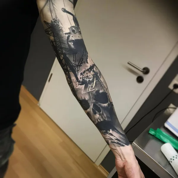 Хоррор tattoo by Neon Judas