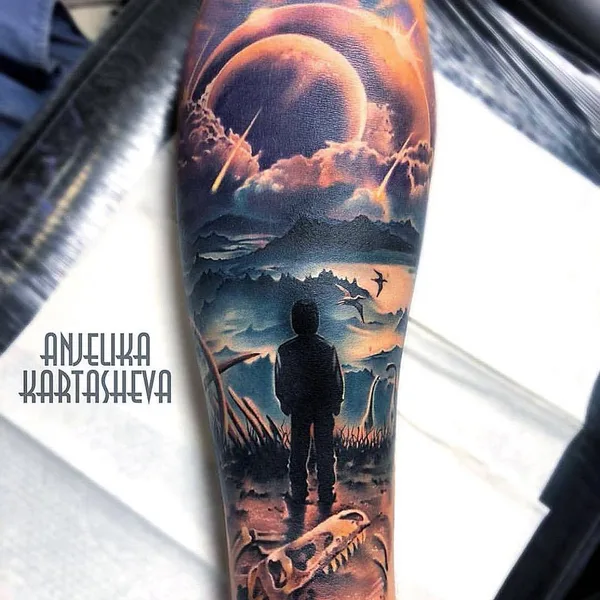 Авторская tattoo by Анжелика Карташева in Ростов-на-Дону