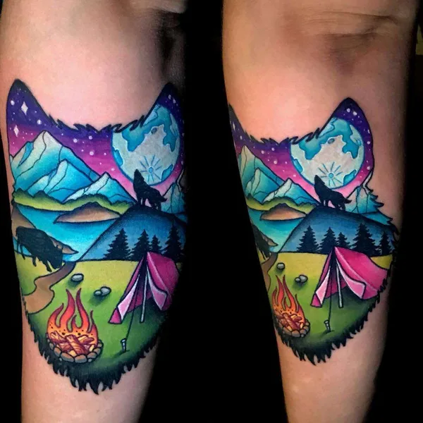 Авторская tattoo by Jon Leighton