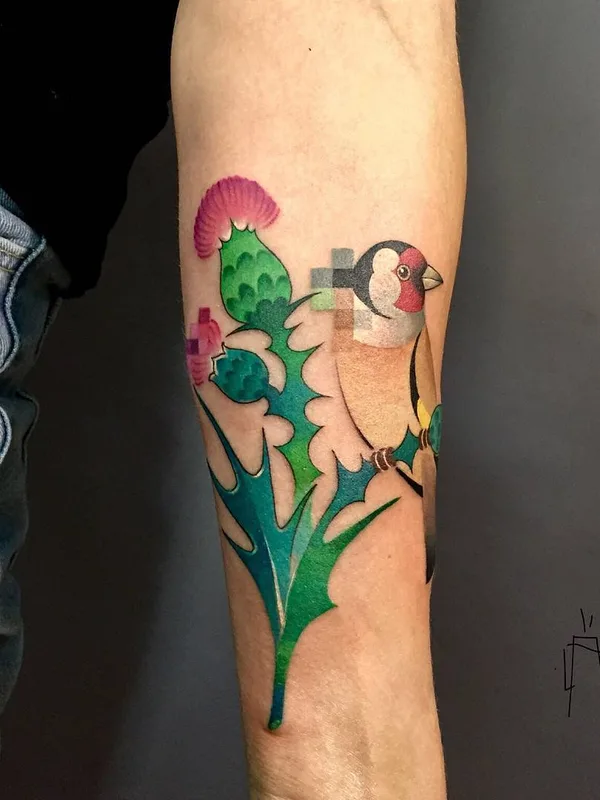 color illustrative татуировка на forearm #23482 | Тату мастер Лёша Лауз
