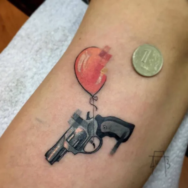 Нью Скул tattoo by Лёша Лауз in Москва