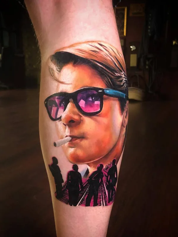 color realism tattoo auf calf #24626 | Tätowierer Kirsten Pettitt