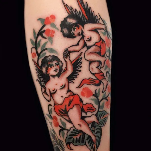 Old School tattoo by Chingy Fringe