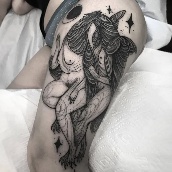 Author's Style tattoo by Nomi Chi in Vancouver