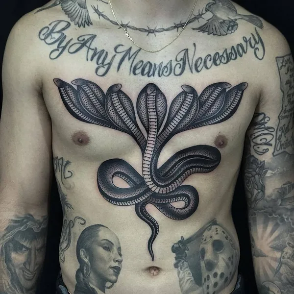 Old School tattoo by Javier Betancourt
