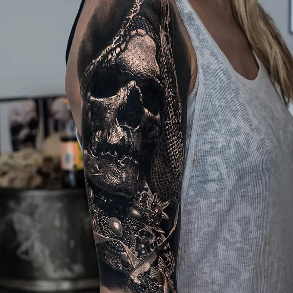 Realism tattoo by Sandry Riffard in Le Puy-en-Velay