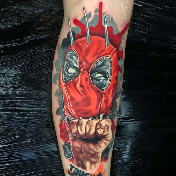 Portrait tattoo by Alex Rattray in Edinburgh