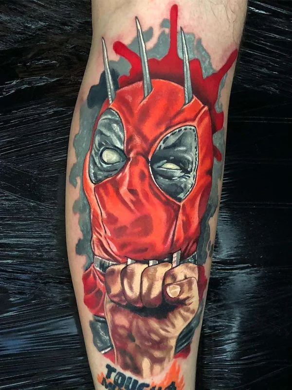 color realism tatouage sur calf #22559 | Artiste tatoueur Alex Rattray