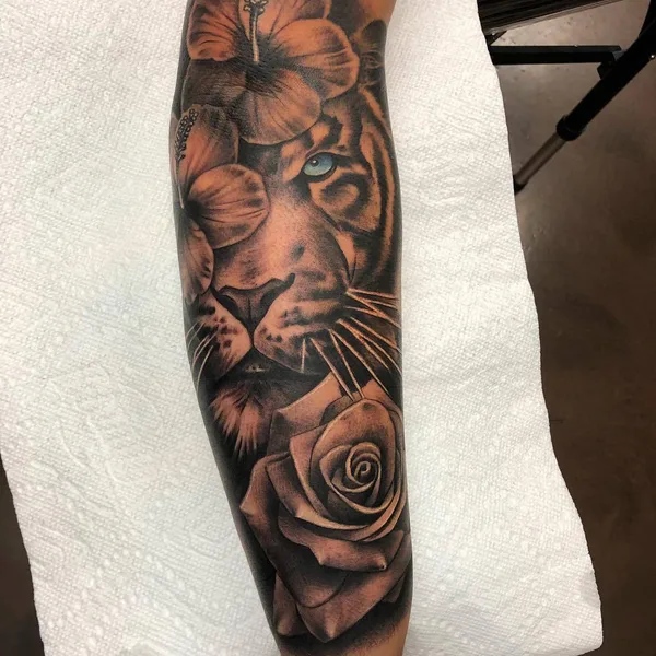 Portrait tattoo by Brian Gonzales