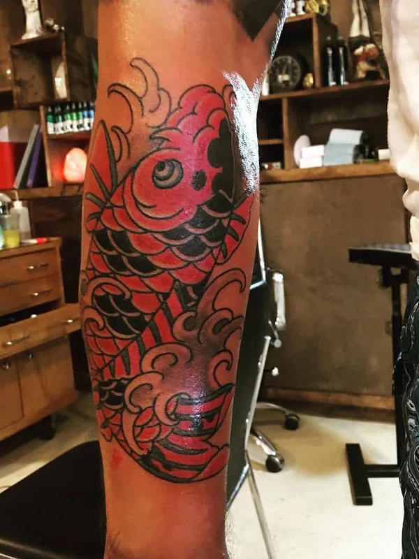 color japanese татуировка на forearm #22747 | Тату мастер Ami James