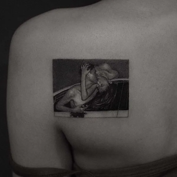 Dotwork tattoo by Cold Gray