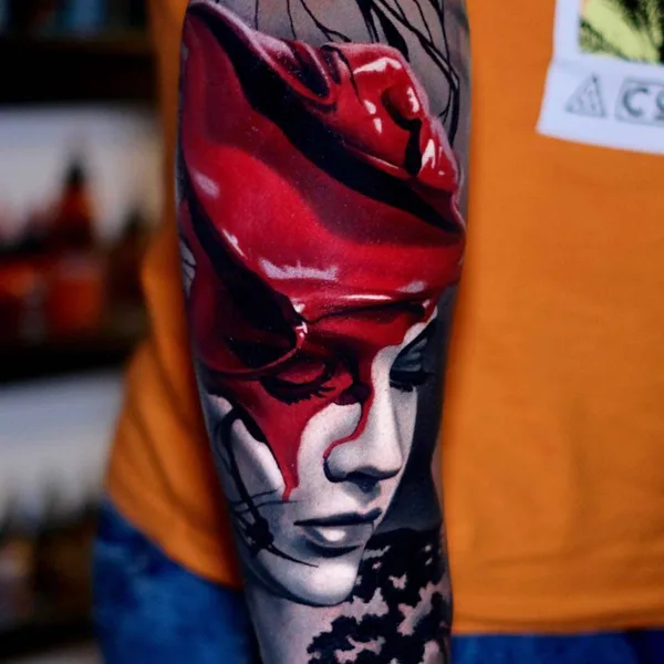 Author's Style tattoo by Volkan Demirci in London