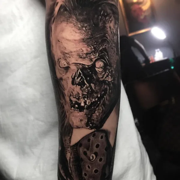 Horror tattoo by Danny Lepore