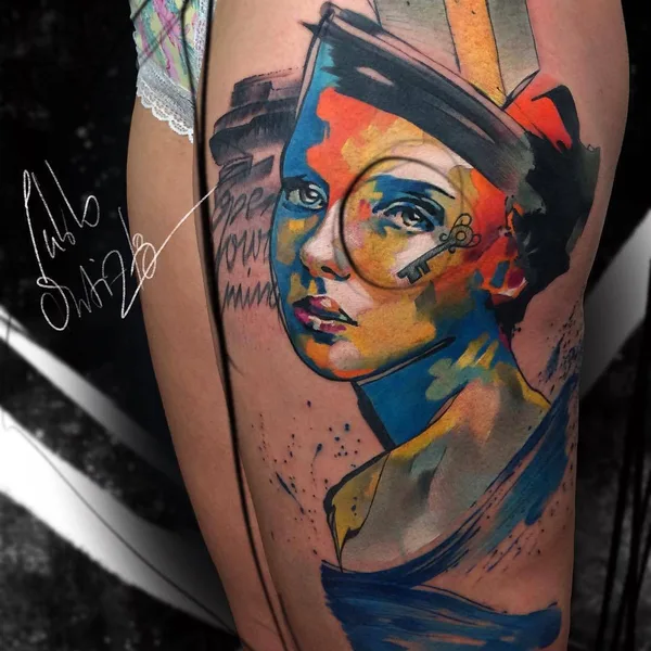 Author's Style tattoo by Pablo Ortiz in Toledo