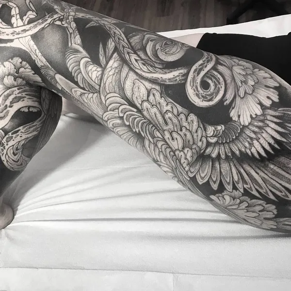 Author's Style tattoo by Nomi Chi in Vancouver