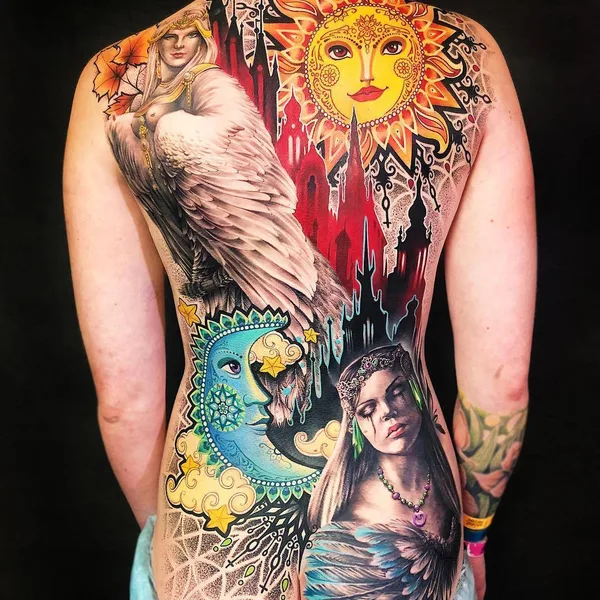 Авторская tattoo by Анжелика Карташева in Ростов-на-Дону