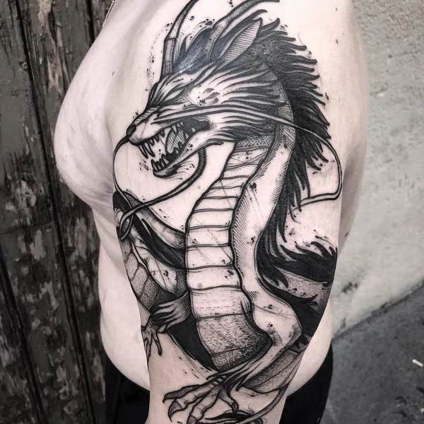 Авторская tattoo by Kévin Plane in Aix-en-Provence
