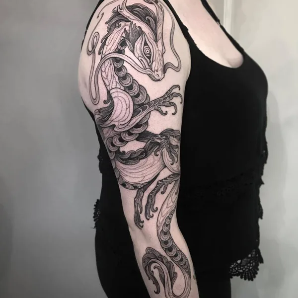 Author's Style tattoo by Nomi Chi in Vancouver