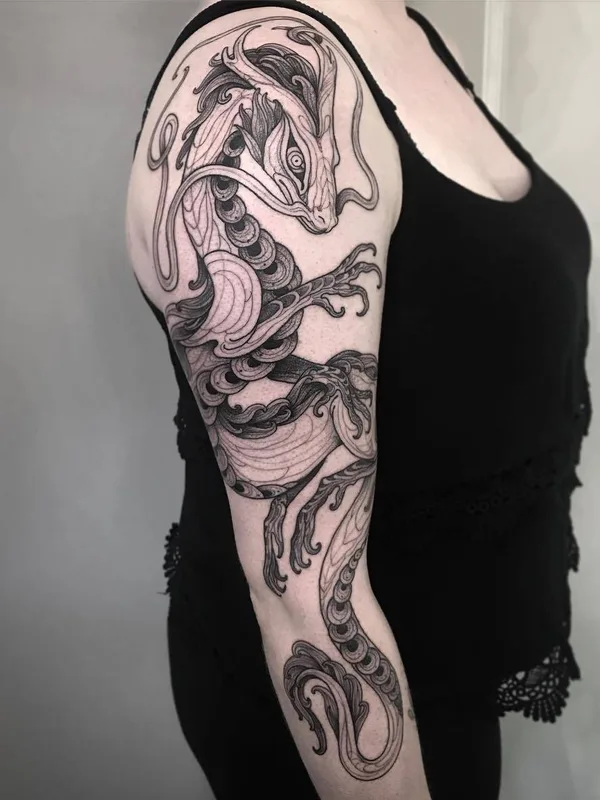 Author's Style tattoo by Nomi Chi in Vancouver