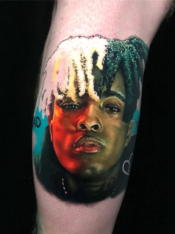 color realism tattoo auf calf #24628 | Tätowierer Kirsten Pettitt