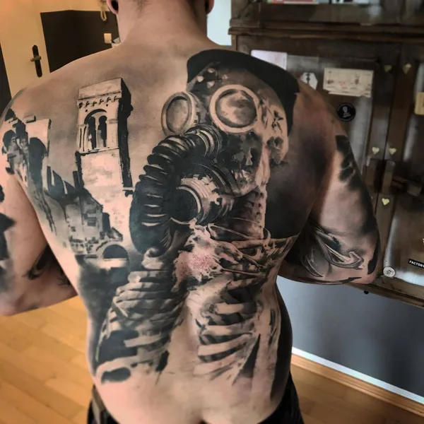 Хоррор tattoo by Neon Judas