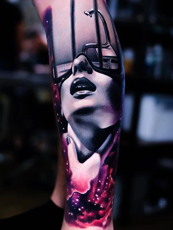 Author's Style tattoo by Volkan Demirci in London