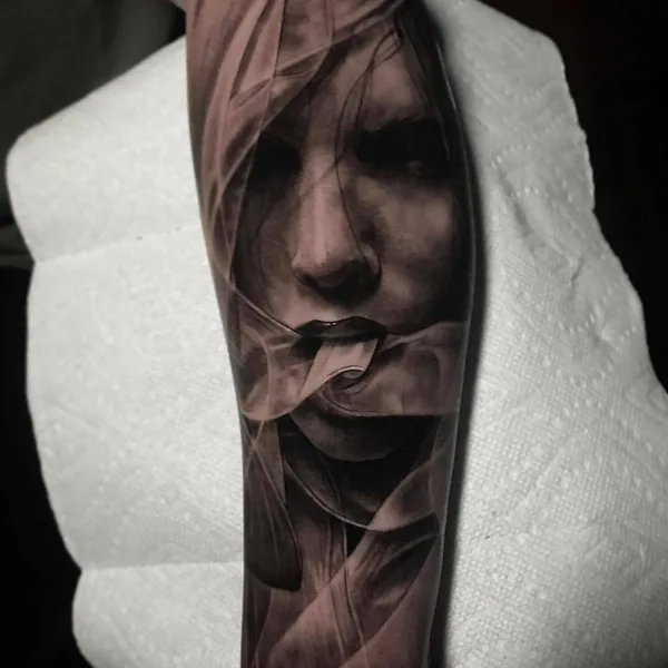 Horror tattoo by Danny Lepore