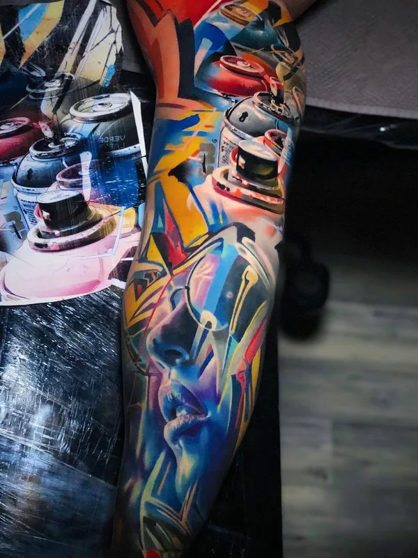 Author's Style tattoo by Igor Mitrenga in Praha