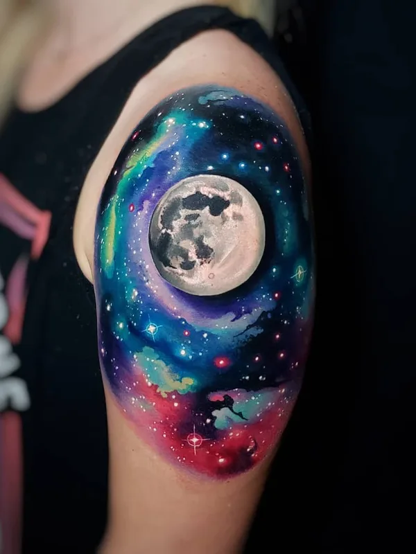 color realism tatouage sur upper arm #25595 | Artiste tatoueur Tyler Malek