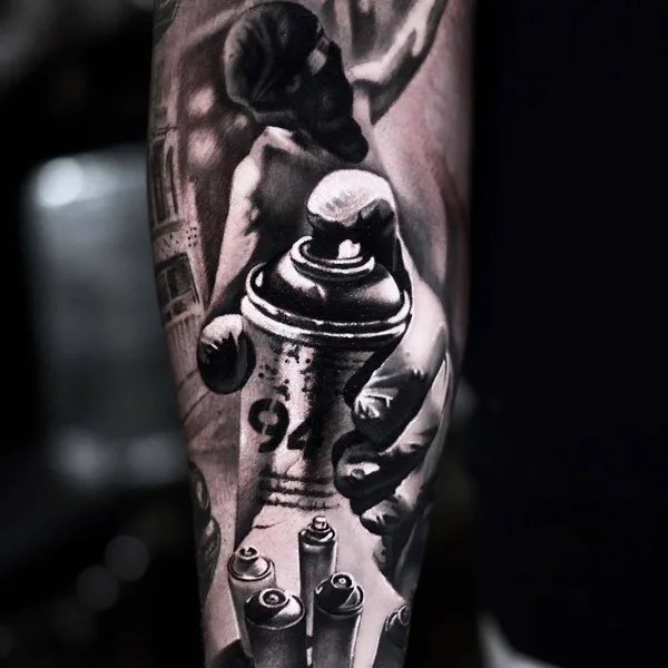 Author's Style tattoo by Volkan Demirci in London